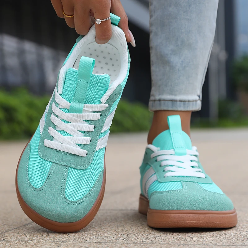 Breitspitzige Zero-Drop Anti-Rutsch Herren Hochwertige Casual Sneakers Unisex Barfußschuhe Atmungsaktive Mesh-Schuhe für Straßenläufe und Jogging – Detail 14