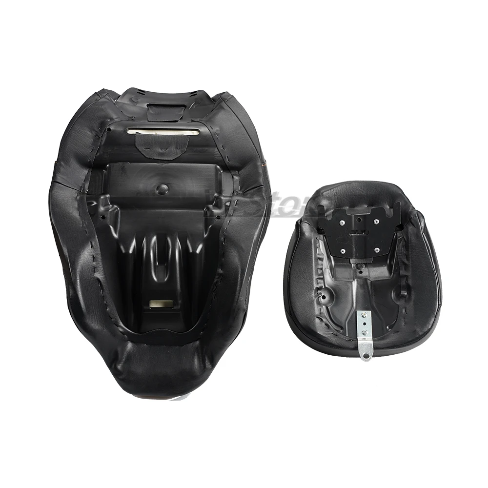 Fit Harley Touring CVO Street Glide 09-22/Road King Special Classic 09-24 Motorcycle Low-Profile Two-Up Driver Passenger Seat - Image 6