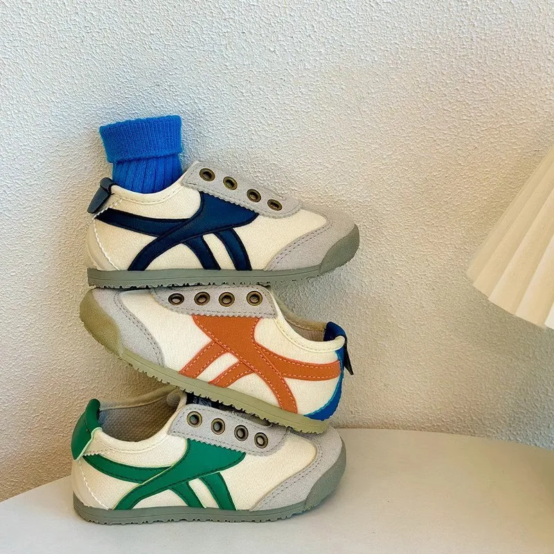 

Fashion Girls' Shoes 2026 Spring New Kids Sneakers Comfort Anti Slip Boys' Casual Shoe Simple Versatile Girls' Canvas Shoes
