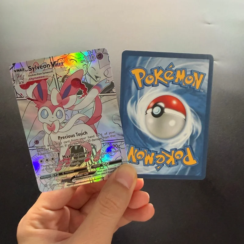 9 Style Diy PKM Selfmade Manga Serie Eevee Vaporeon Flareon Espeon Umbreon Leafeon Glaceon Sylveon Jolteon Collection Card