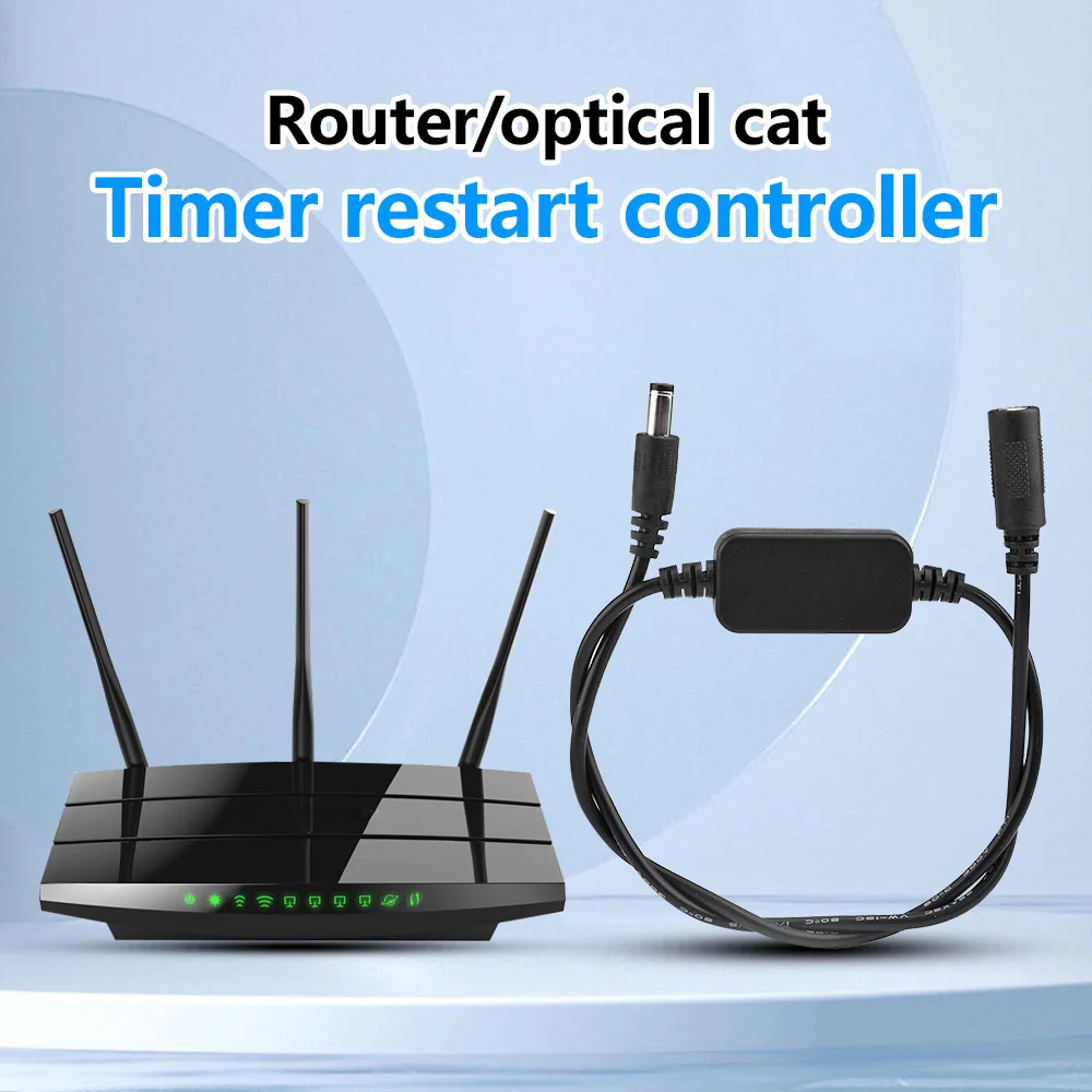 DC9-15V Router Rebooter WiFi Reset Router Timing Restart Module Timing Automatic Power Off Reset Restart Control Line