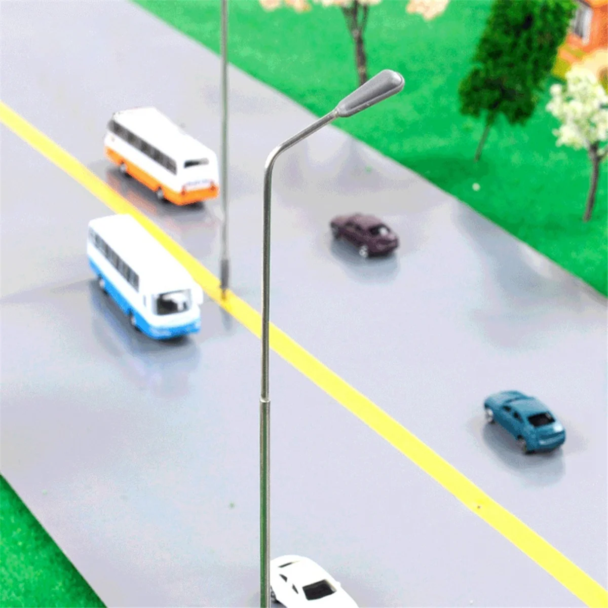 YSUN-Sand Table Model Street Light DIY Train Railway Three-Dimensional Model Kit Grassland Outdoor Model Light