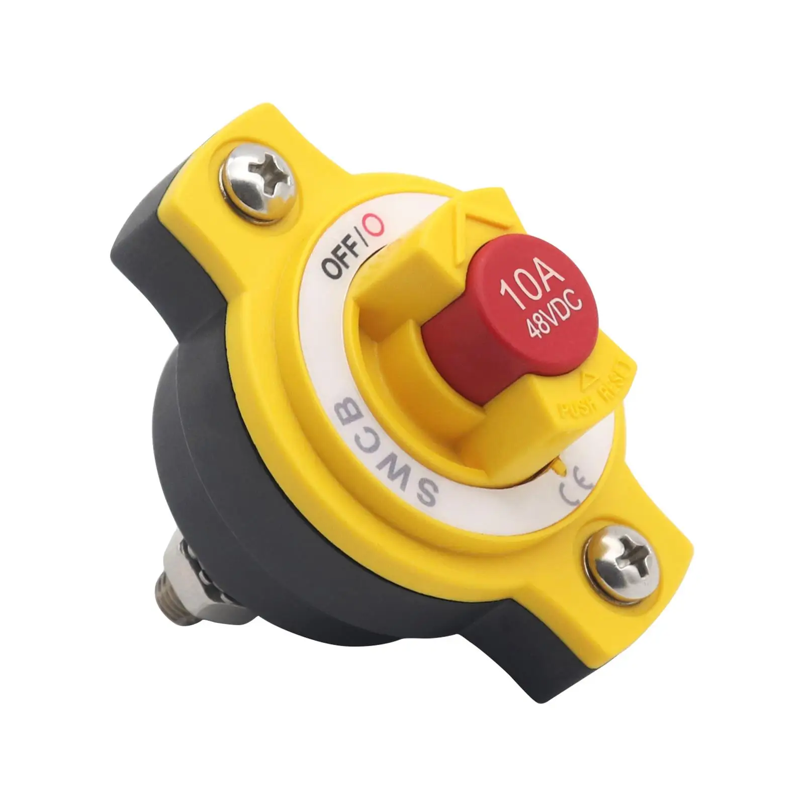 12V- 48V DC Circuit Breaker Battery Switch Rotary Switch With Manual Reset Easy To Install Reliable 25A