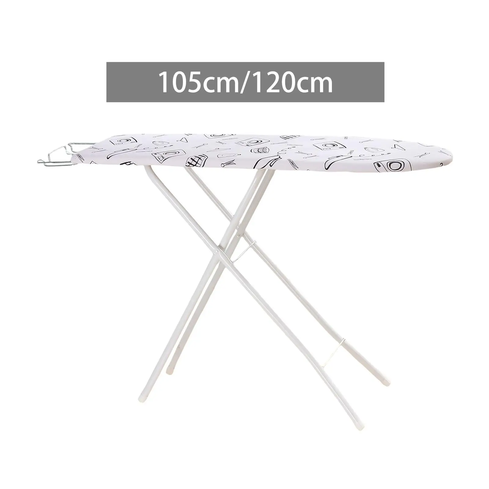 Folding Ironing Board Height Adjustable Ironing Board Padded Cover for Laundry Room