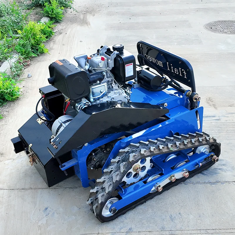 

Customized Landscaping Park Farm Golf Greenbelt Maintenance Lawn Mower Zero-turn Intelligent Remote Control Crawler Lawn Mower