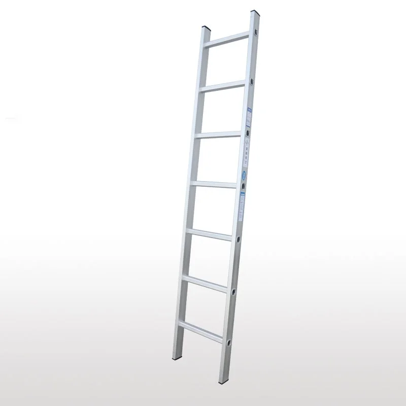 20 Step Modern Design Aluminum Straight Ladder 5.44m Nestable for Warehouse Retail or Apartment Use