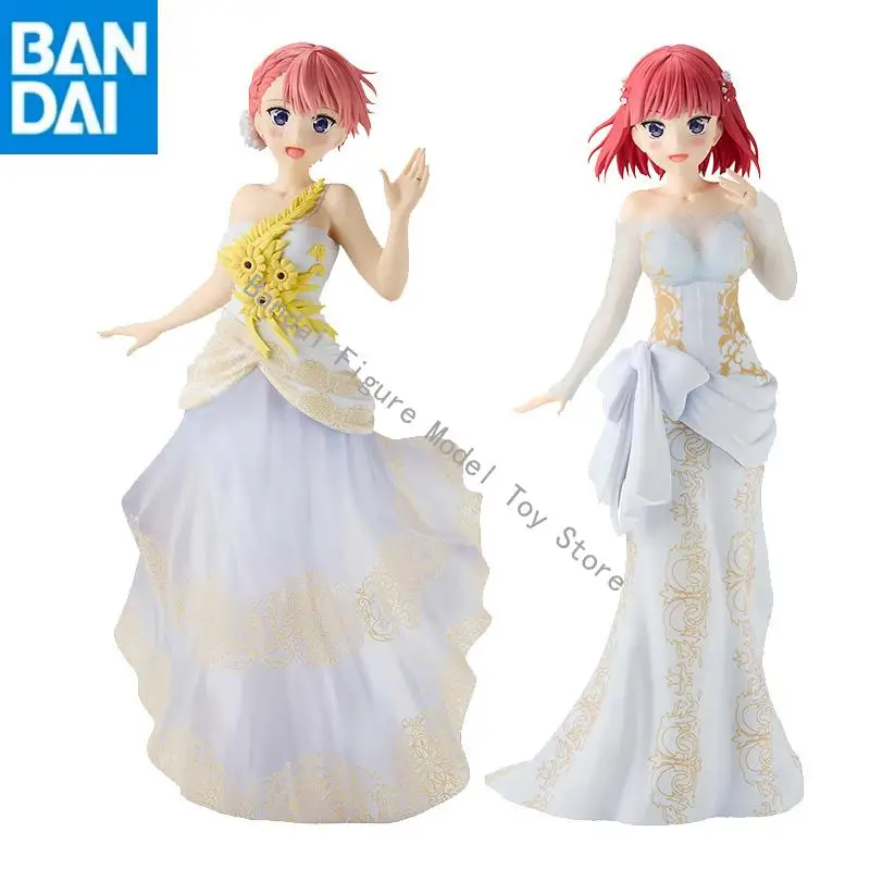 

BANDAI NAMCO BANPRESTO в наличии, оригинальная модель Quintessential Quintuplets Nakano Ichika и Nakano Nino, модель игрушки из ПВХ 23 см