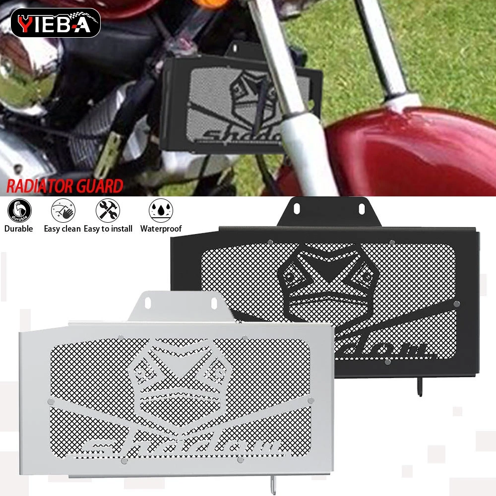 

Fit For Honda VT 125 shadow 1999 2000 2001 2002 2003 2004 2005 2006 2007 VT125 AccessoriesRadiator Grille Guard Cover Protector