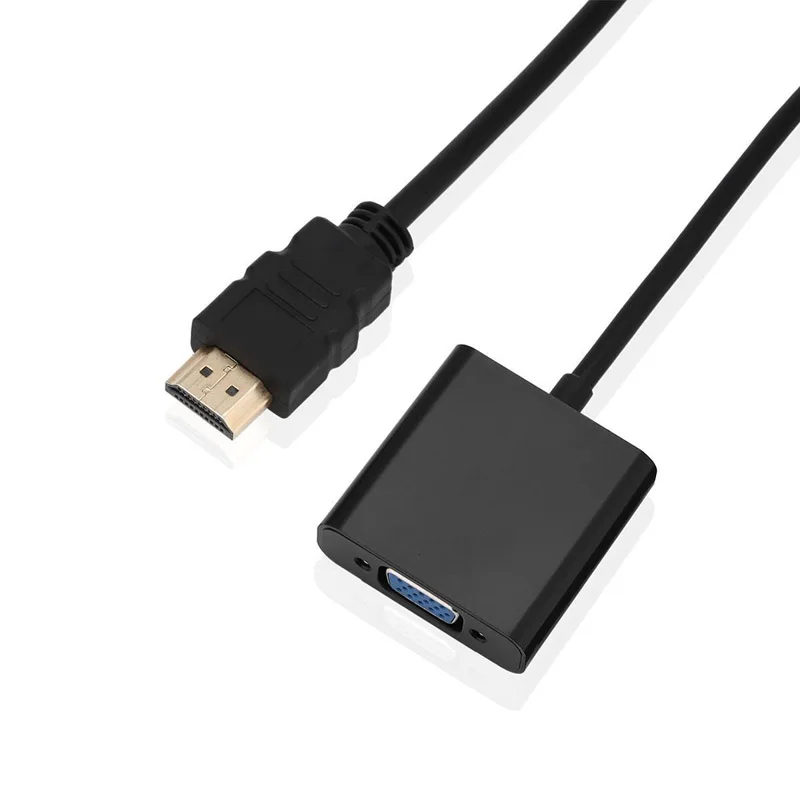 HDMI-compatible to VGA Adapter Digital to Analog Converter 1080P Cable For Xbox PS4 PC Laptop TV Box to Projector Displayer HDTV