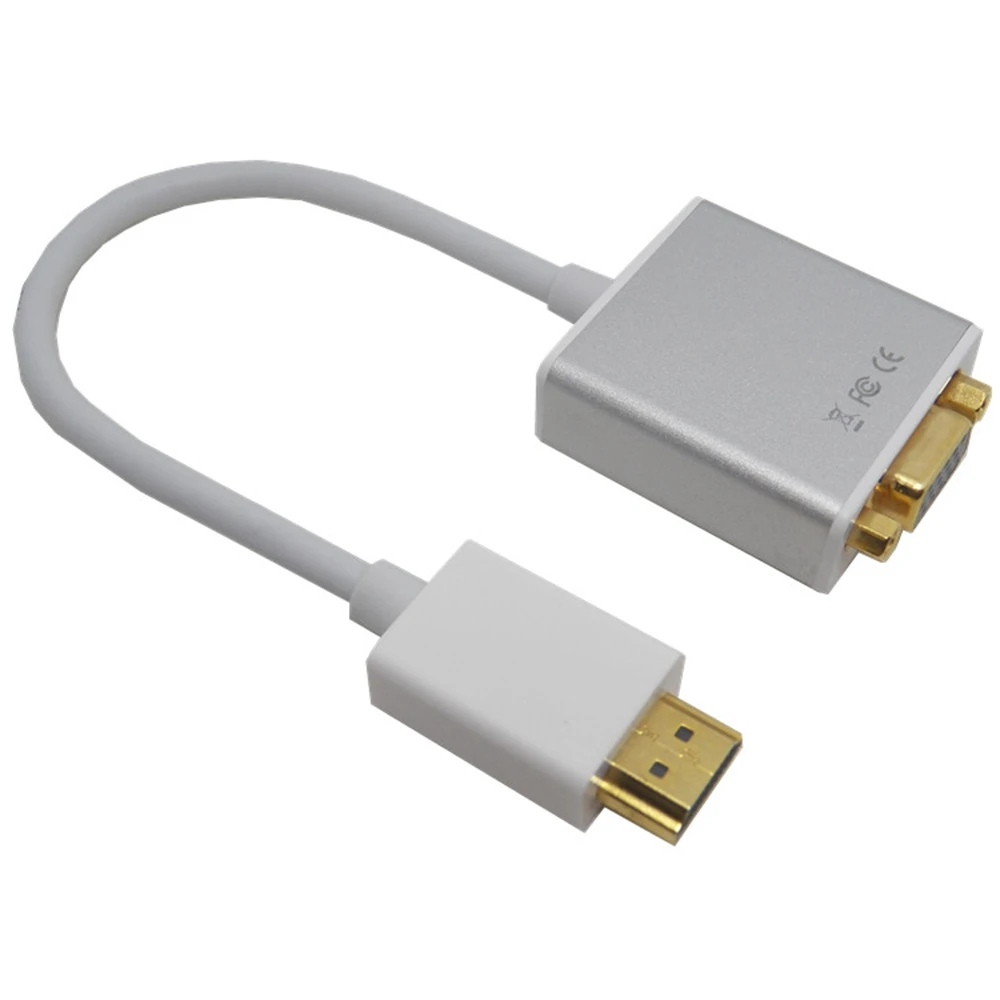 HDMI to VGA converter for laptops, desktop set-top boxes, projectors, adapter cables for high-definition display