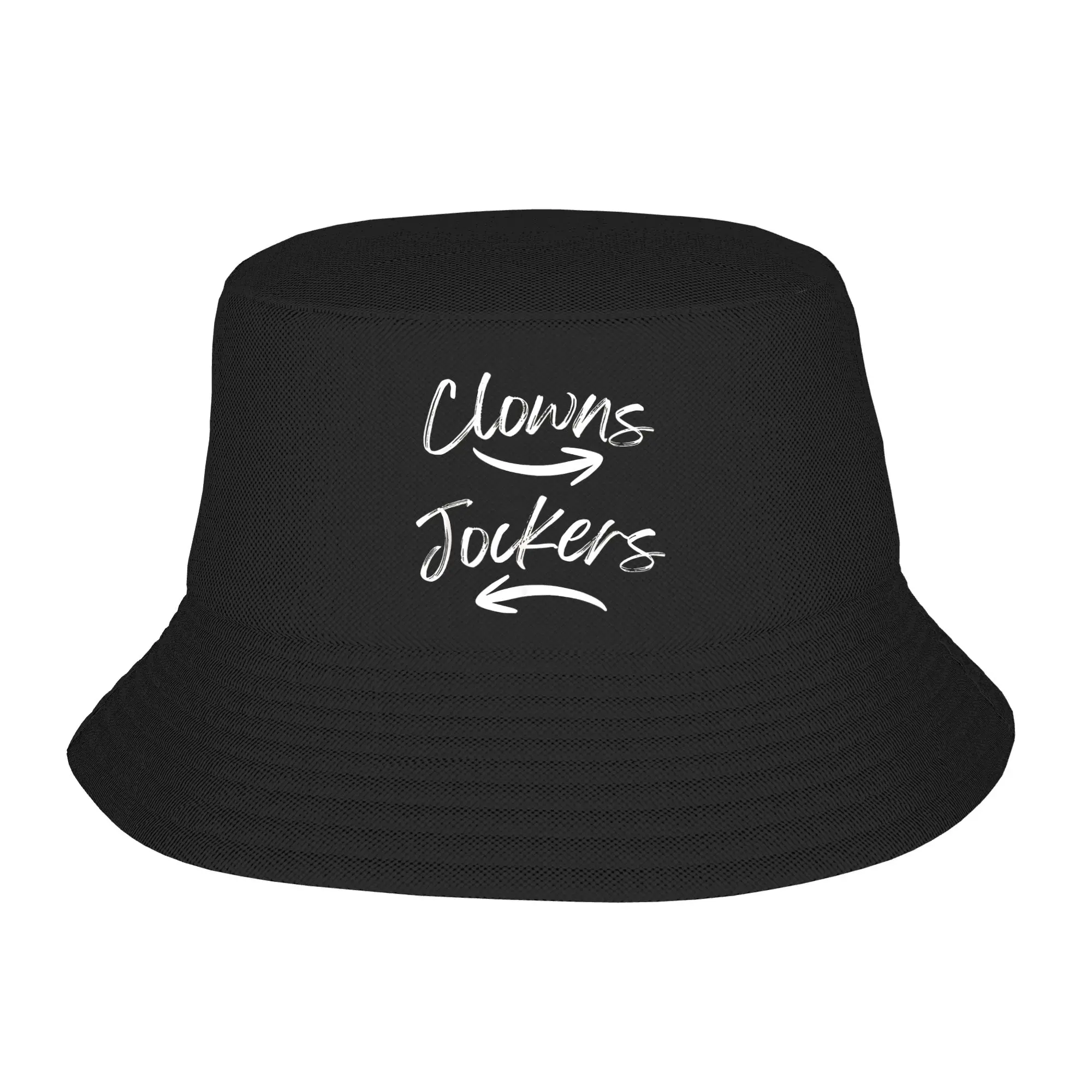 Stylish Direction Clowns to The Left Jokers to The Right Bucket Hat For Women Men UV Protection  Bob Hat Cap Travel Headwear