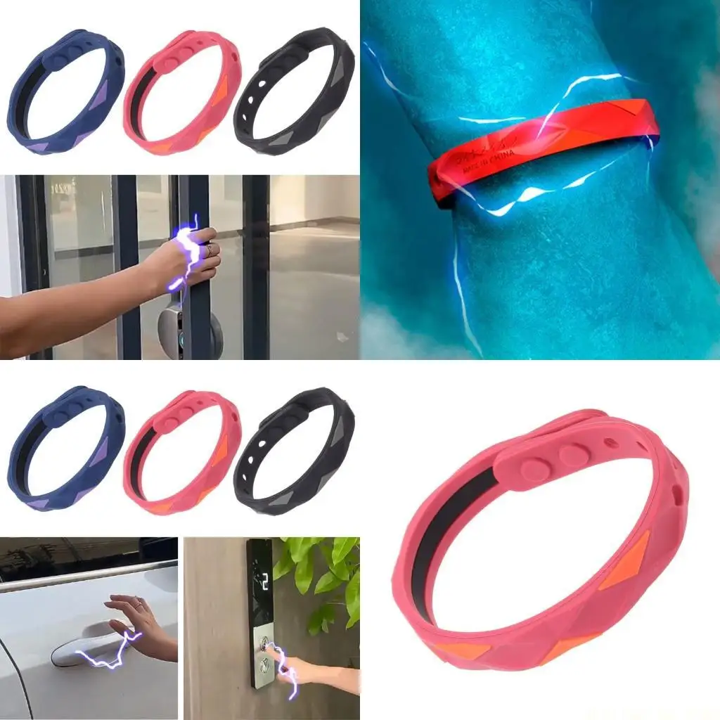 J0MA Anti Static Wristband Wireless Antistatic Wrist Strap Adjustable for Winter