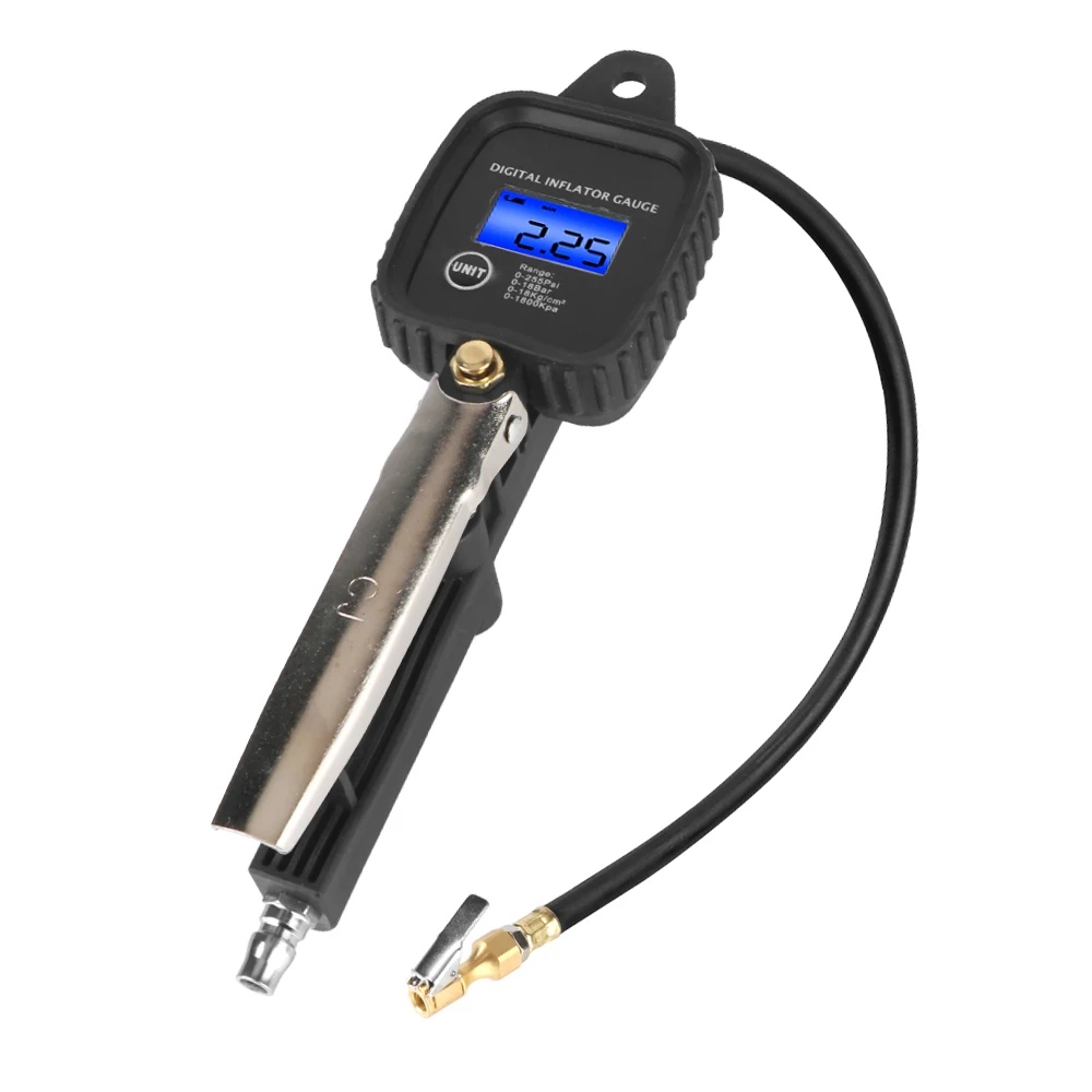 Digital Display Reifen Manometer Auto Zubehör Hochpräzise Überwachung Inflation Gun Universal Auto Reifen Manometro