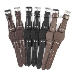For Fossil Ch3051 Ch2564 Ch2565 Ch2891 Series Men's Genuine Cowhide Leather Elegant Sweatproof Watchbands 22mm