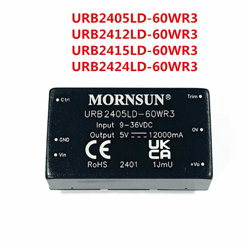 

URB2405LD-60WR3 URB2412LD-60WR3 URB2415LD-60WR3 URB2424LD-60WR3 Модуль питания DIP