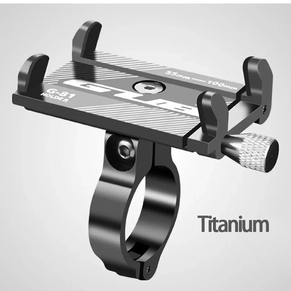 GUB G81 G-81 Aluminum Bicycle Phone Holder For Smartphone 3.5-6.2 Inch Adjustable Bike Phone Stand Mount Bracket