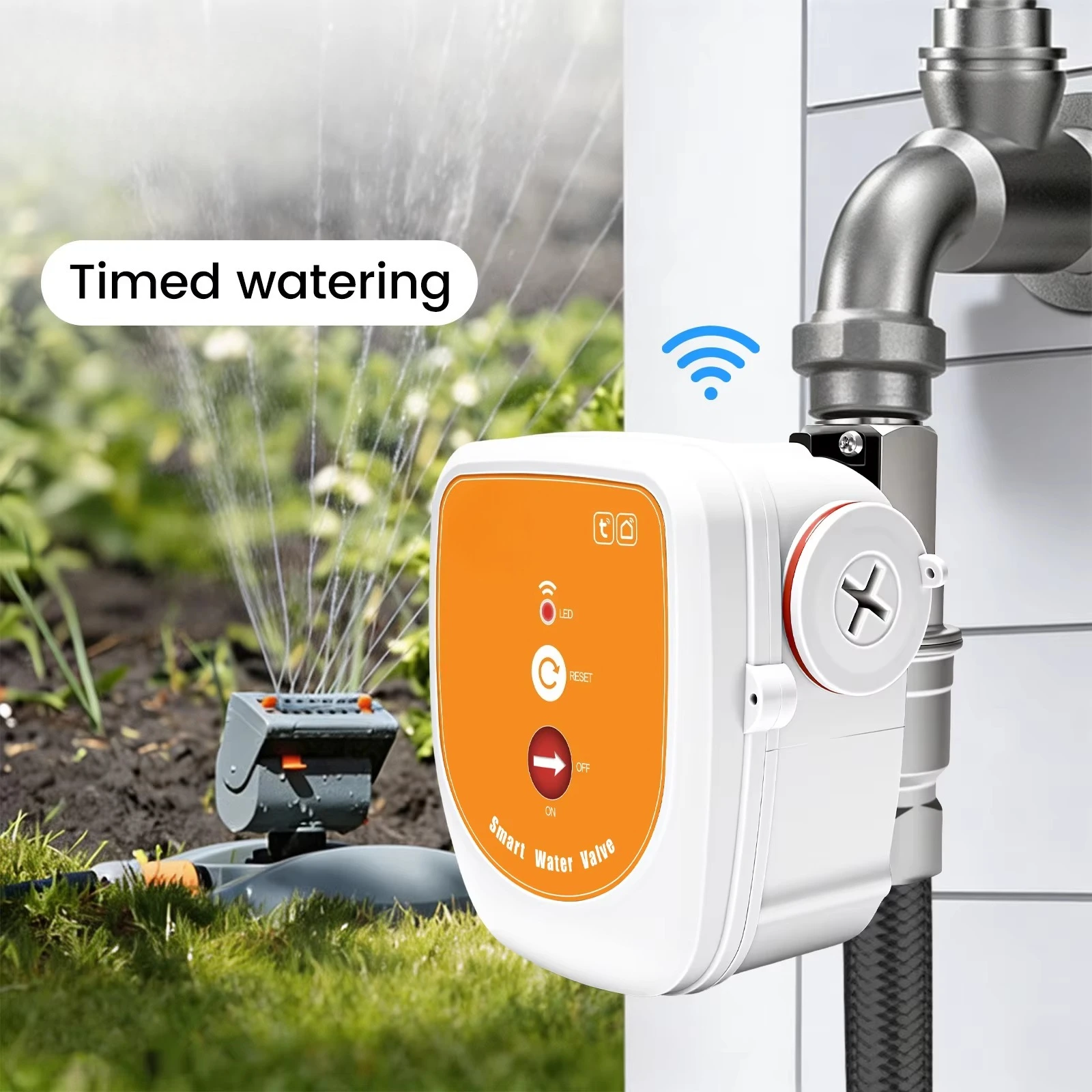 WiFi Tuya Smart Life APP Control IP67 Water Meter and Flow Meter Smart Water Meter Valve