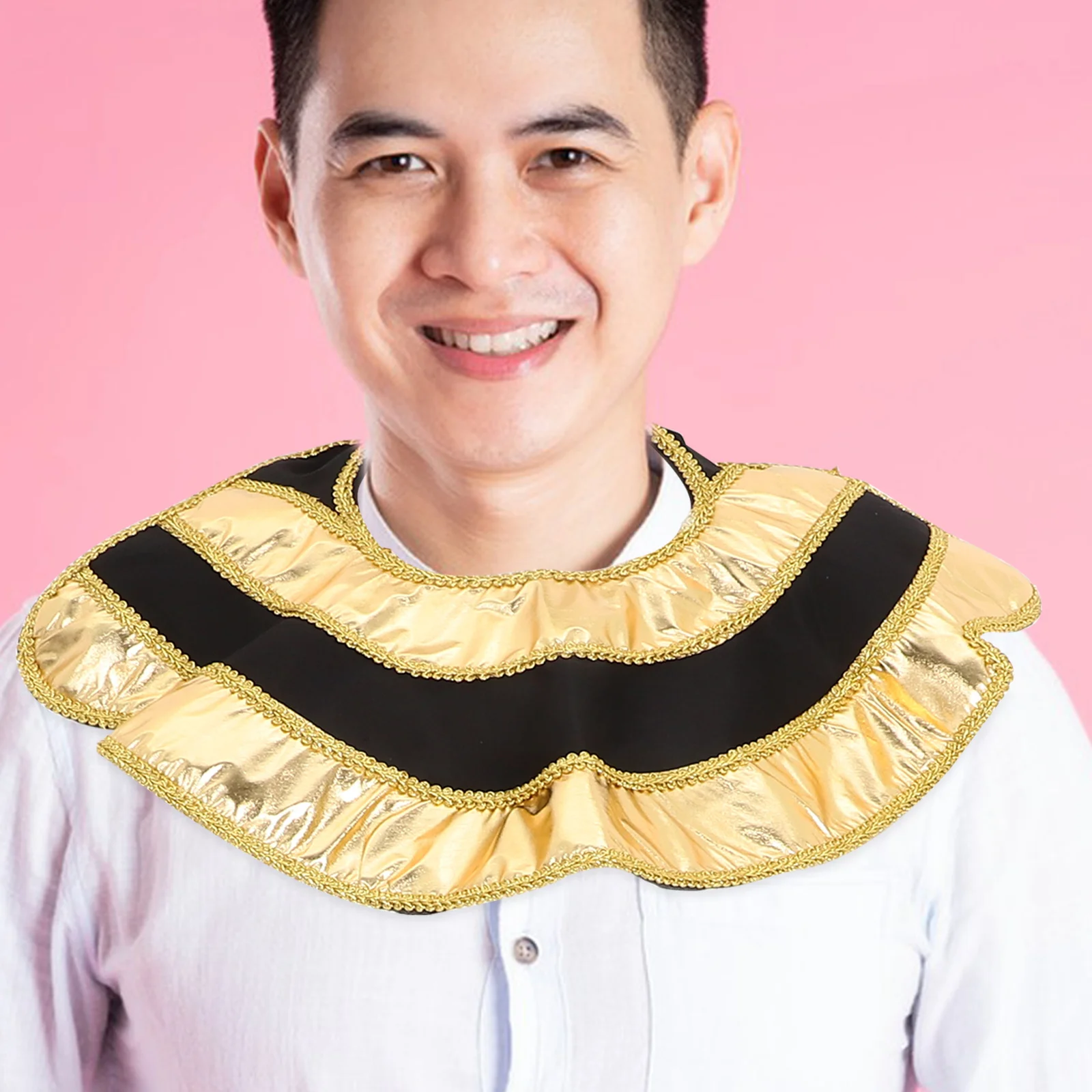 

Egyptian Pharaoh Costume Accessories King Party Supplies Halloween Decor Royal Headpiece Men Role Play Adult Roman Outfit Event