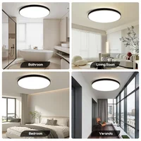 Led Ceiling Lamp Modern Ceiling Light IP65 Waterproof Round 30/18W Indoor Lighting For Bathroom Living Room Kitchen Balcony 220V 6