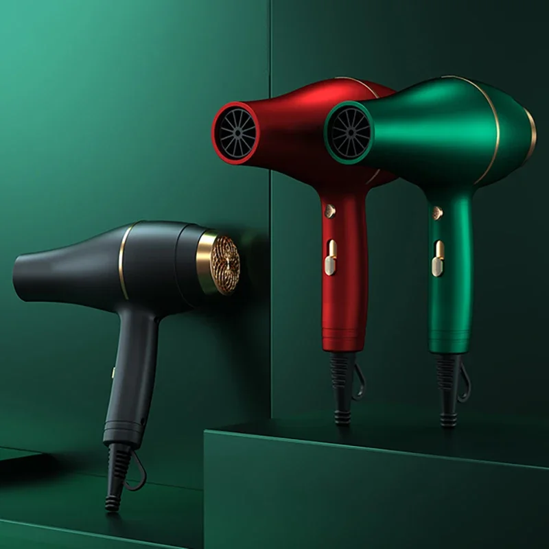 Professional Powerful Hair Dryer Fast Dry Styling Blow Barber Salon Styling Tools Hot/Cold Air Blow Dryer 3 Speed Adjustment