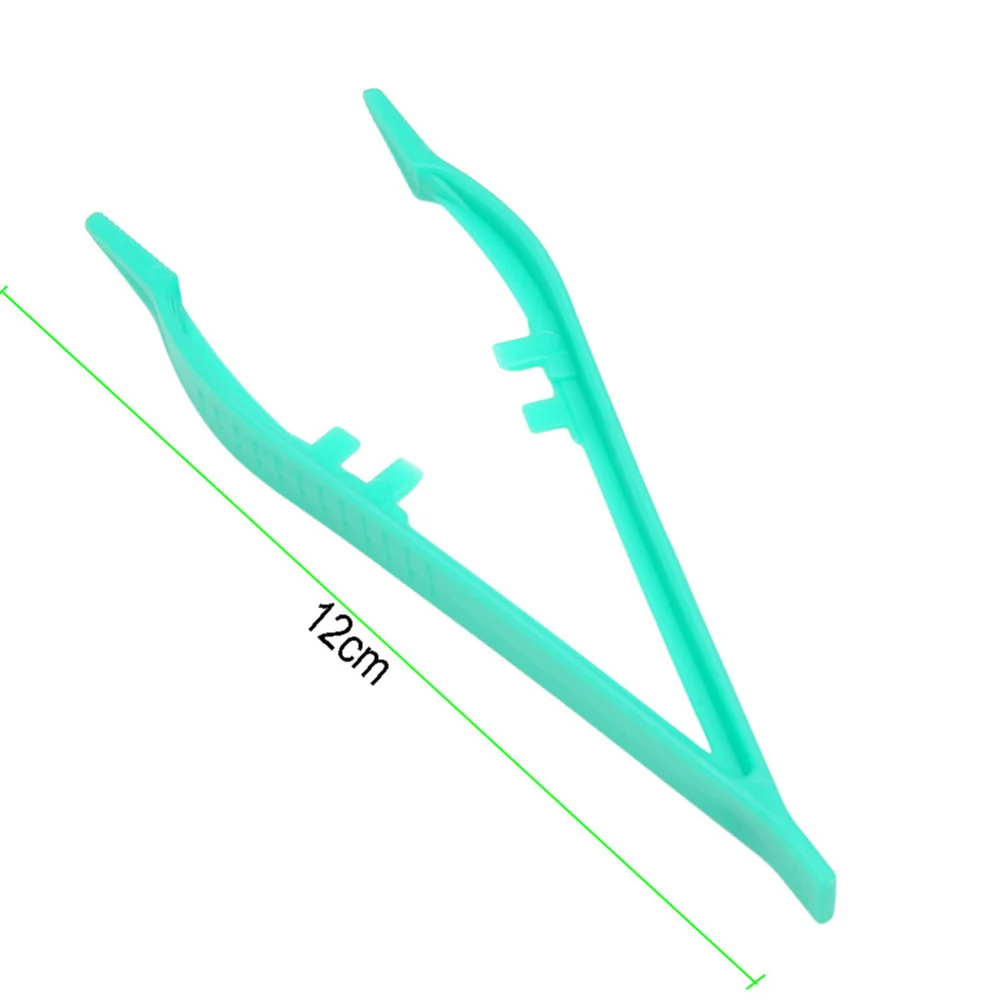 

20Pcs Reptile Feeding Plastic Tweezers Clamp Durable Non-Rust Feeder Clip for Turtle Tank Terrarium Plastic Reptile Tweezers