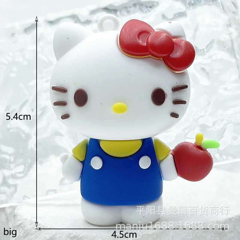 

5pcs Hello Kitty Bag Charm Keychain Cartoon Kawaii Anime Couple Accessories Backpack Doll Decoration Kawaii Girl Gift Wholesale