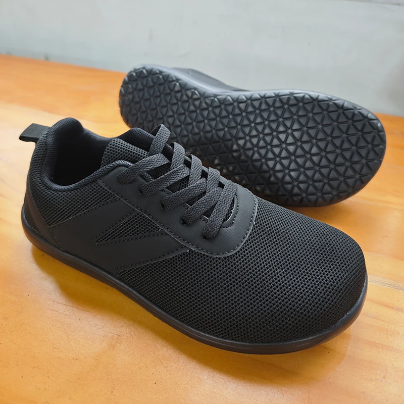 

Men's Wide Toe Box Walking Shoes with Zero Drop Anti Slip Rubber Outsole Wide Version Minimalism Barefoot Shoes Flat Shoes 2025
