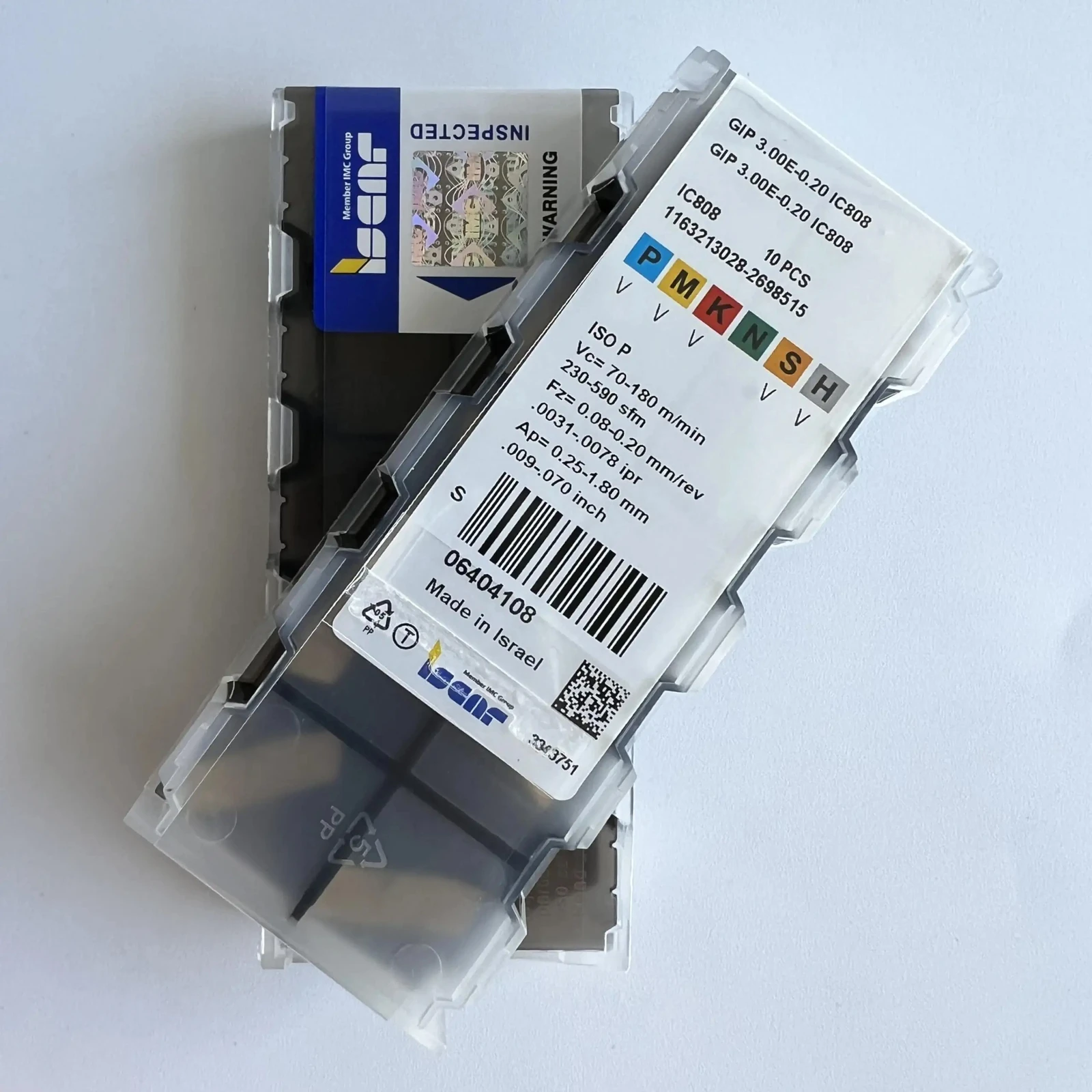 

GIP3.00E-0.20 IC808 /Industrial indexable carbide inserts 10 Pcs