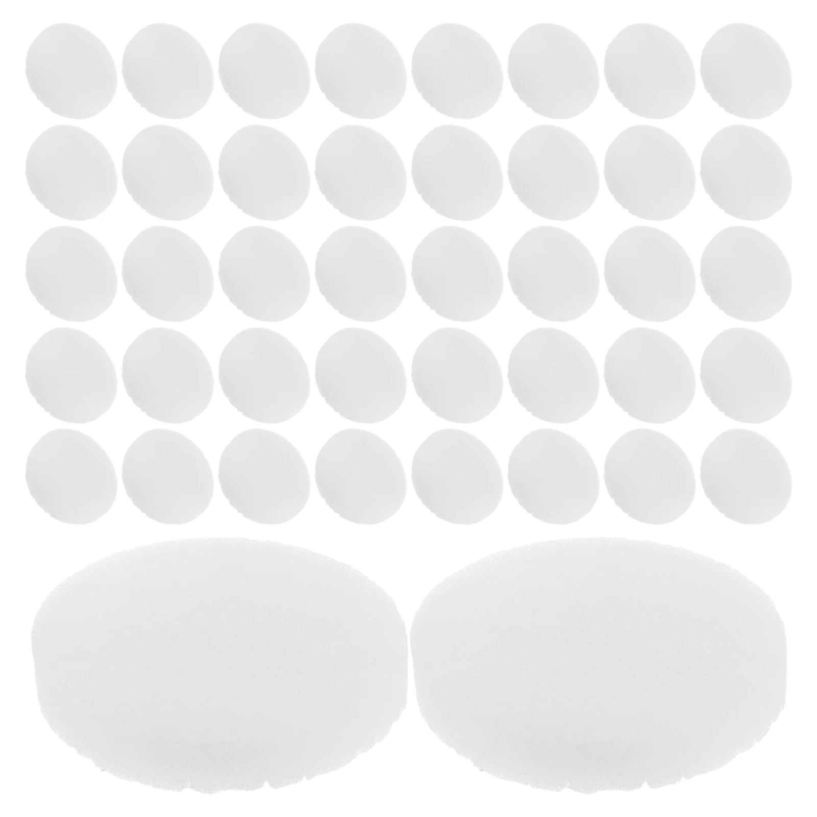 ฟองน้ำแต่งหน้าแบบเติม 100 ชิ้น: แผ่นรองรองพื้นสำหรับเครื่องสำอางค์ ฟองน้ำแต่งหน้าแบบเติม ฟองน้ำสำหรับใบหน้าแบบเปียกและแบบแห้ง