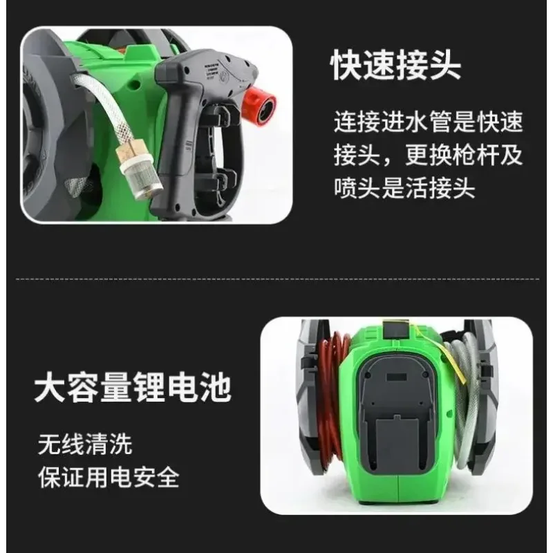 J145/J145B Wireless High Pressure For Washer Portable Car Cleaner Pump Gun For Home Outdoor Vehicle Washing Cleaning view 4
