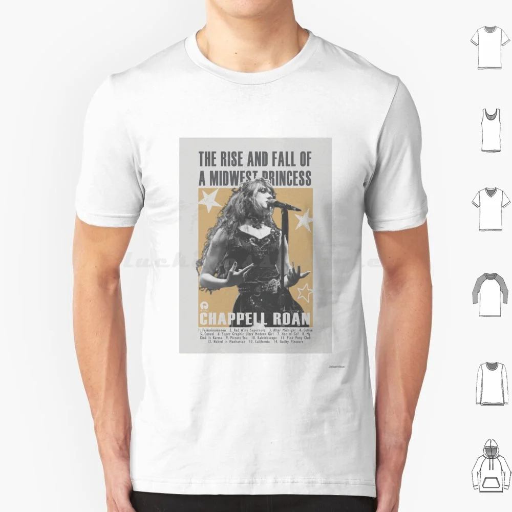 Chappell Roan T Shirt Big Size 100% Cotton Chappell Chappell Roan Casual Red Wine Supernova My Kink Is Karma Orange The Rise