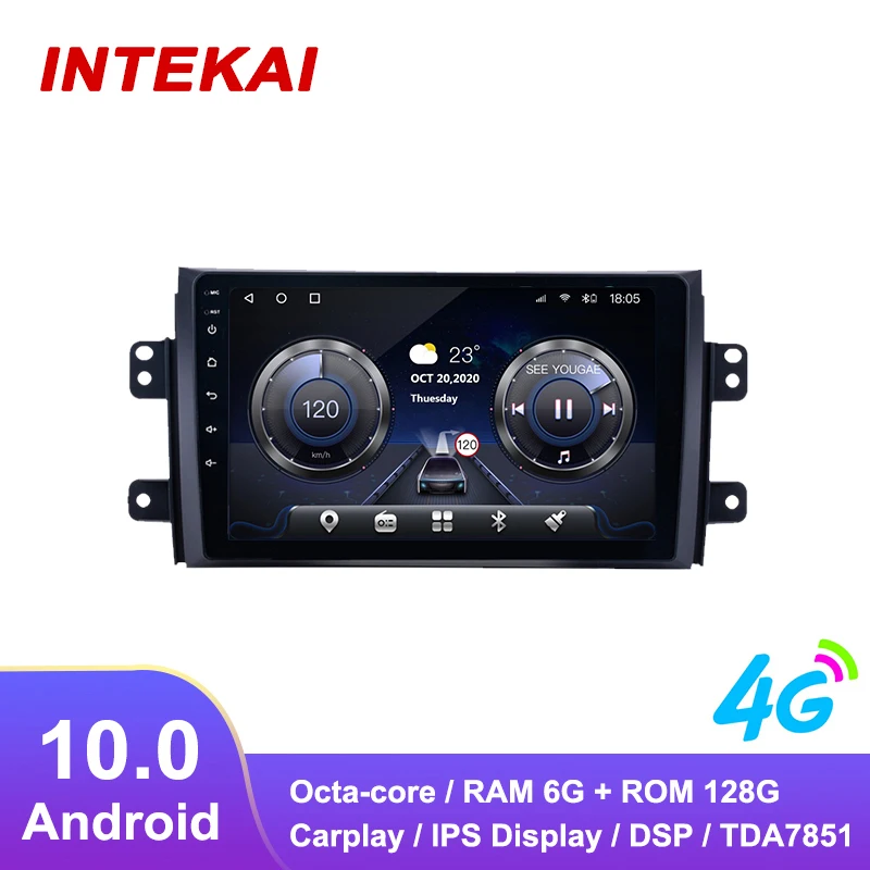 

9"Android 10.0 Car Radio GPS Navigation autoradio multimedia player for SUZUKI SX4 2006 2012 head unit stereo