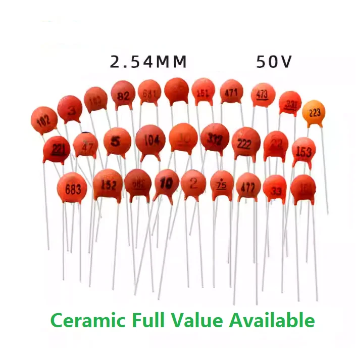 

Free Shipping One Lot 200pcs 22P 50V Ceramic Disc Capacitors Hight Quality 22PF