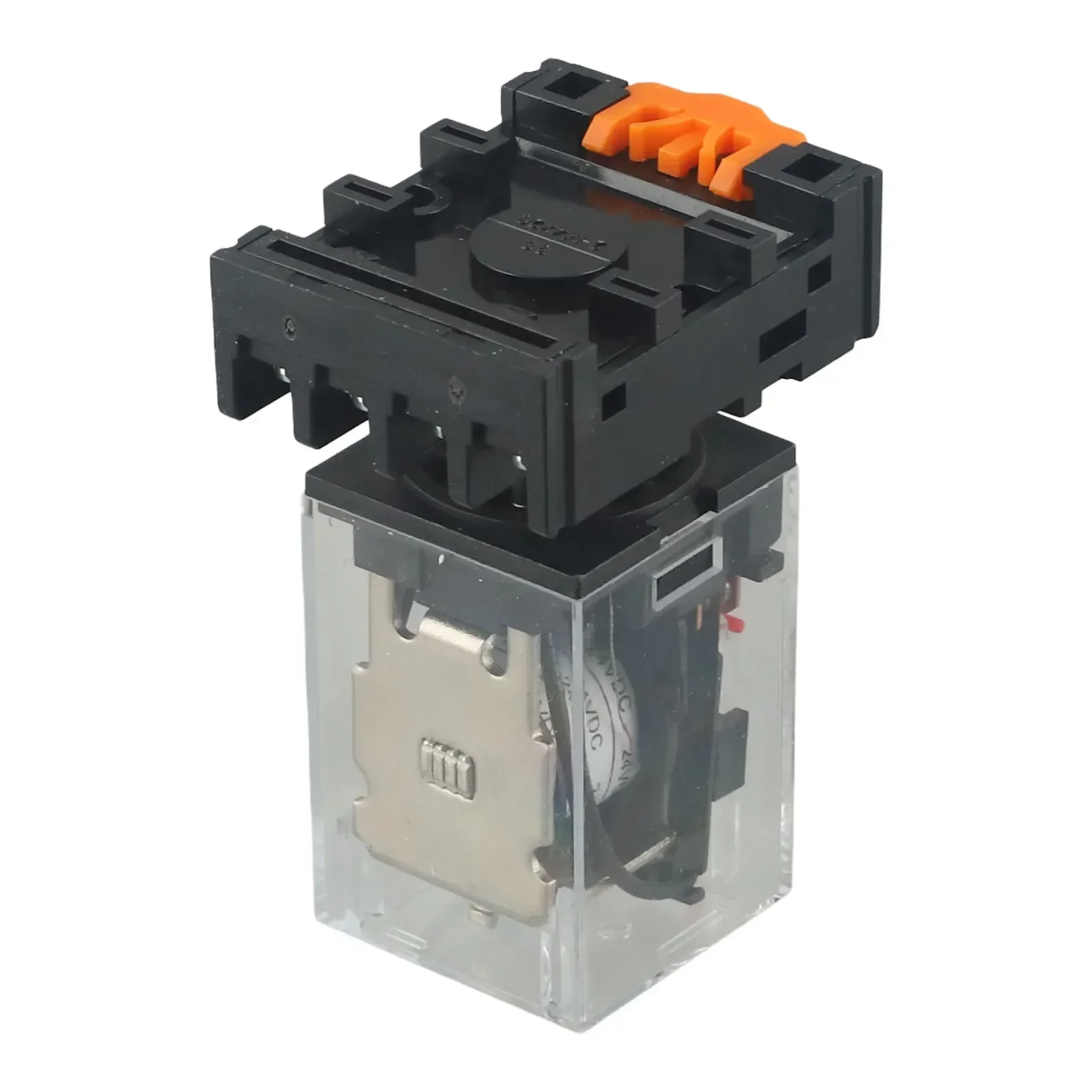 MK2P MK2PI DC 24V Relay 8Pin 10A 250VAC With PF083A Socket Base Small Intermediate Relay Made of Sturdy Materials