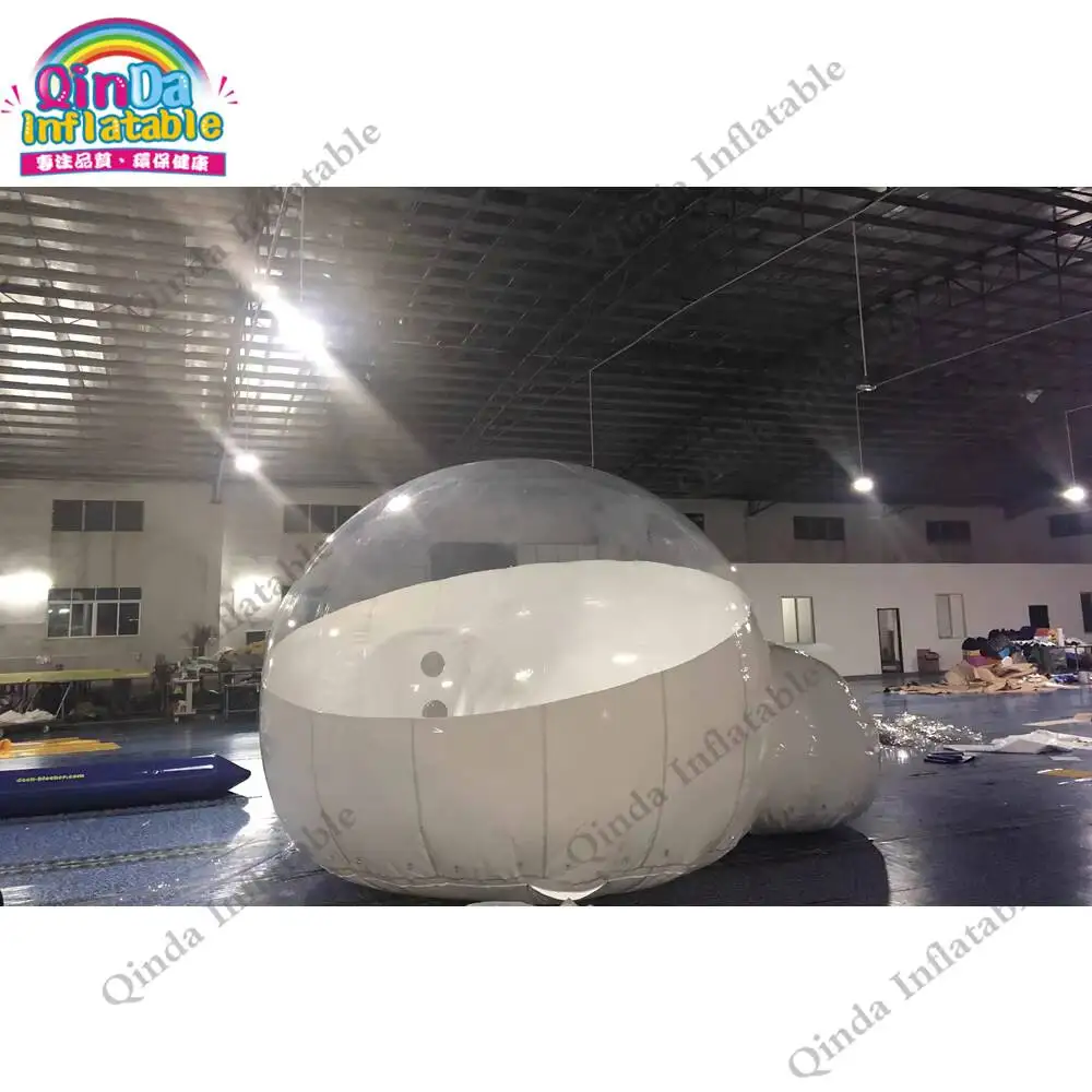 

Outdoor Camping Inflatable Clear Tent 4M Diameter Inflatable Bubble Camping Tent With Air Blower