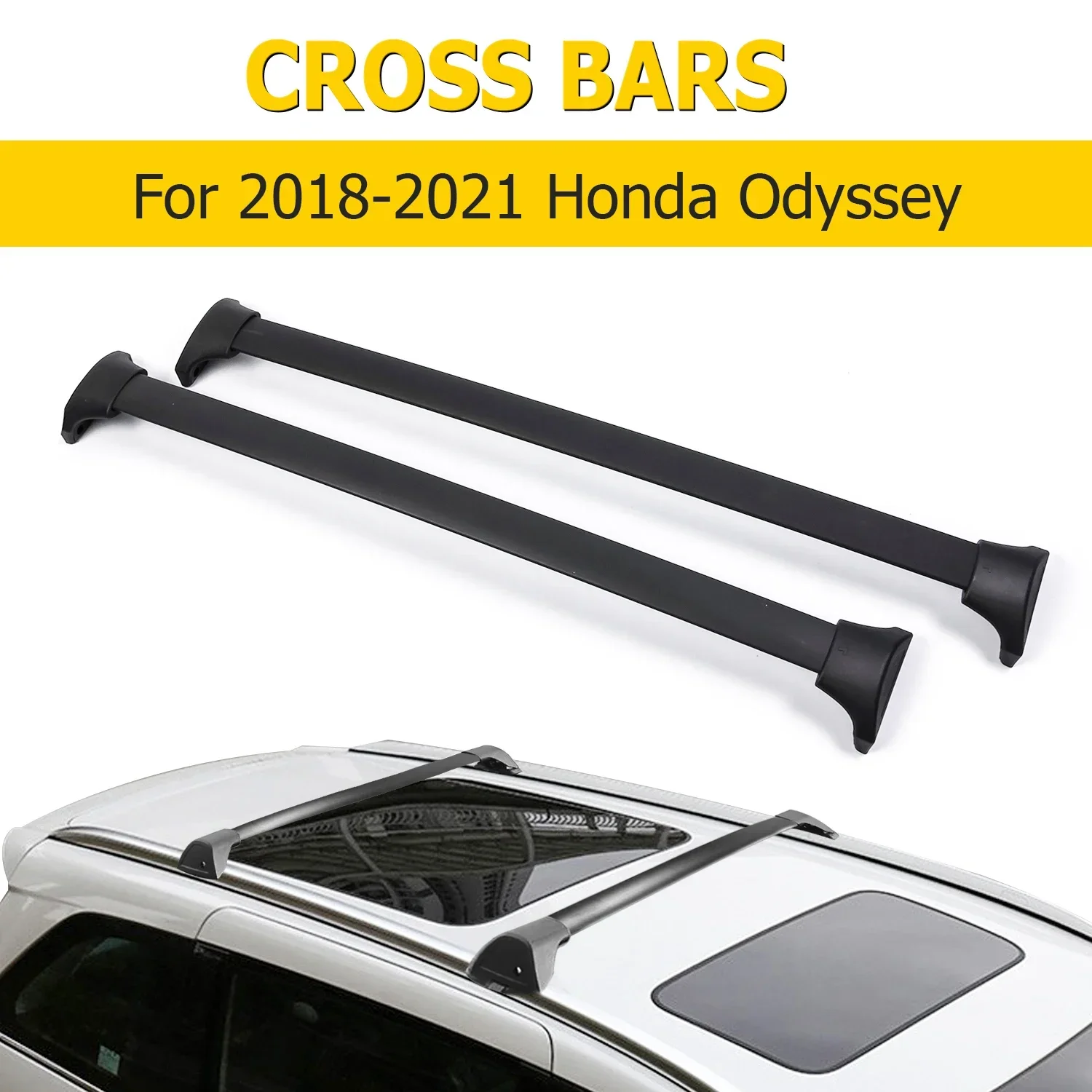 

Car Roof Rack for Honda Odyssey 2018-2020 ABS SUV Luggage Carrier Kayaks Bike Canoes Rooftop Cross Bars Rack Holder