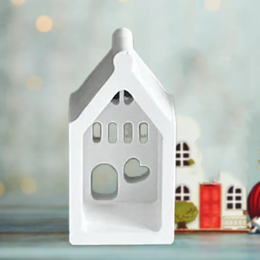 Silicone Molds for Candle Making Silicone House Mold for Candle Making Mini Plaster Casting Mold Small House for Holiday