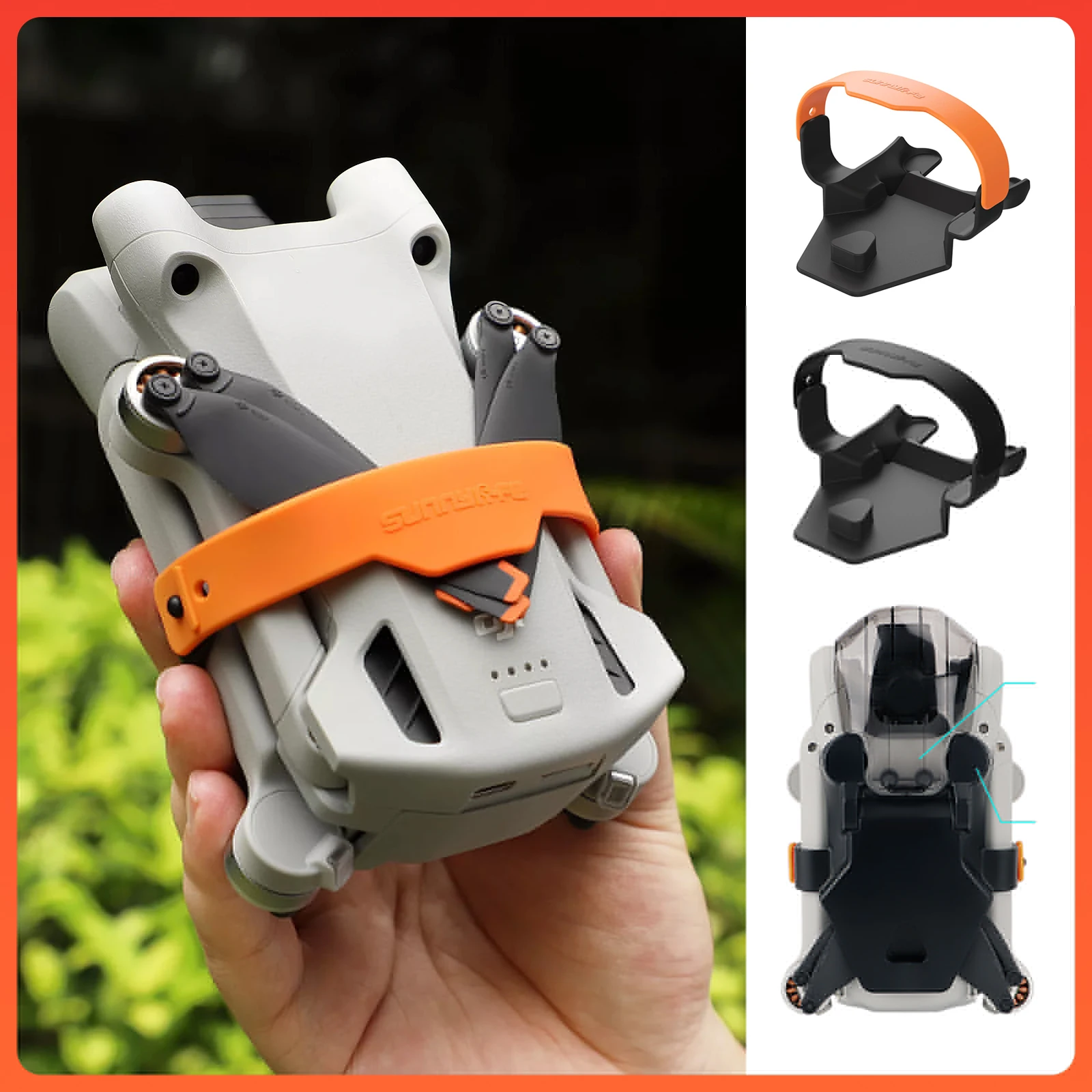 DJI Mini 3 Pro Cánh Quạt Giá Đỡ Cánh Cố Định Chất Ổn Định Bảo Vệ Chống Đỡ Lưỡi Dao Dây Đeo Cho DJI Mavic Mini 3 Pro Drone phụ Kiện