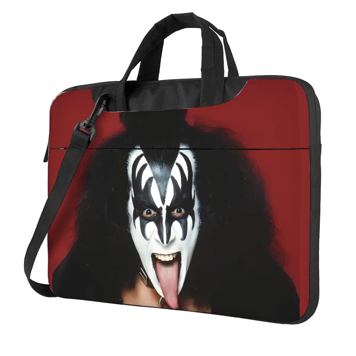 KISS Band Laptop Bag Sleeve Case Hard Rock Notebook Pouch Love Gun Music Shockproof 13 14 15 15.6 Computer Bag For Macbook Air