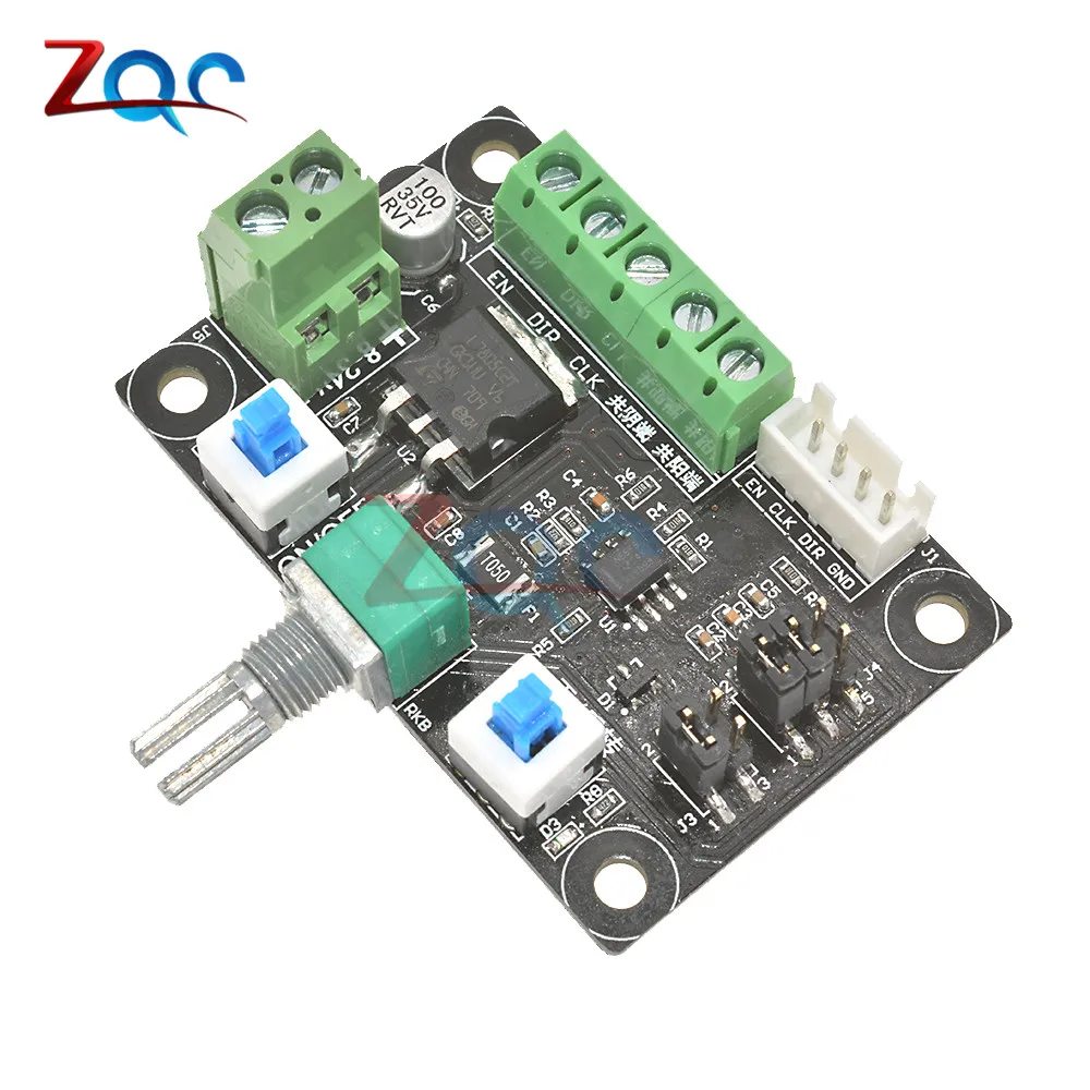 

DC 12V 24V Stepper Motor Driver Controller Pulse Pwm Signal Generator Module Motor Speed Regulator Frequency Control Module