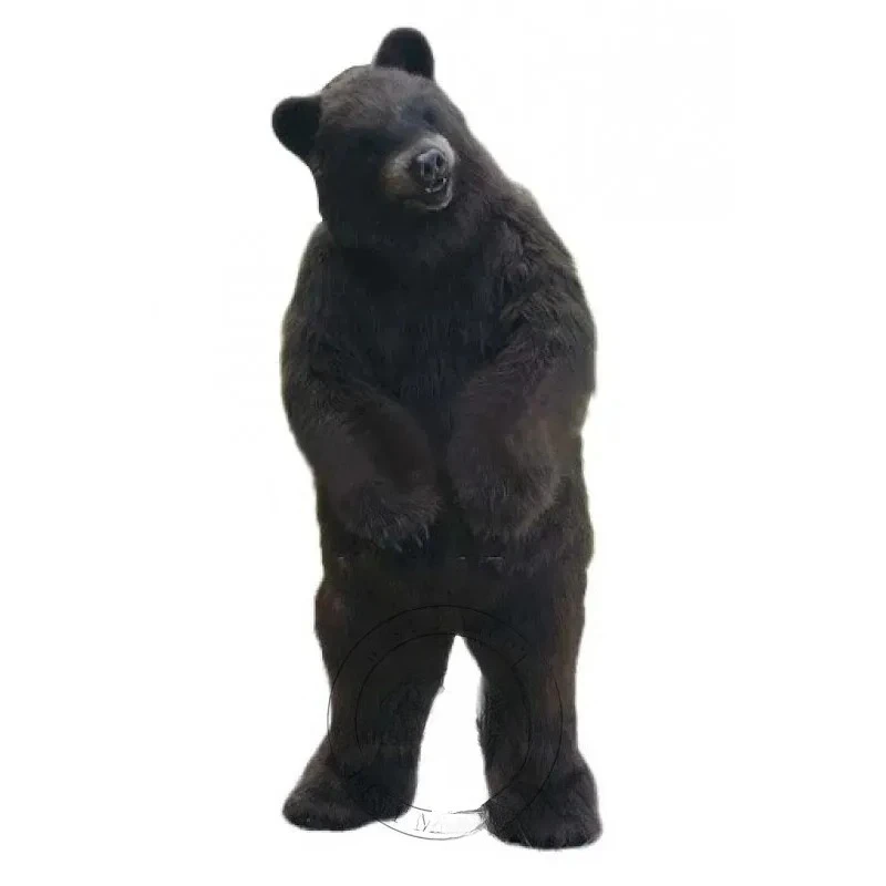 

Black Bear Mascot Costume Full Body Outfits Cartoon Characters Fancy Dress for Halloween Christmas Fancy Party Events