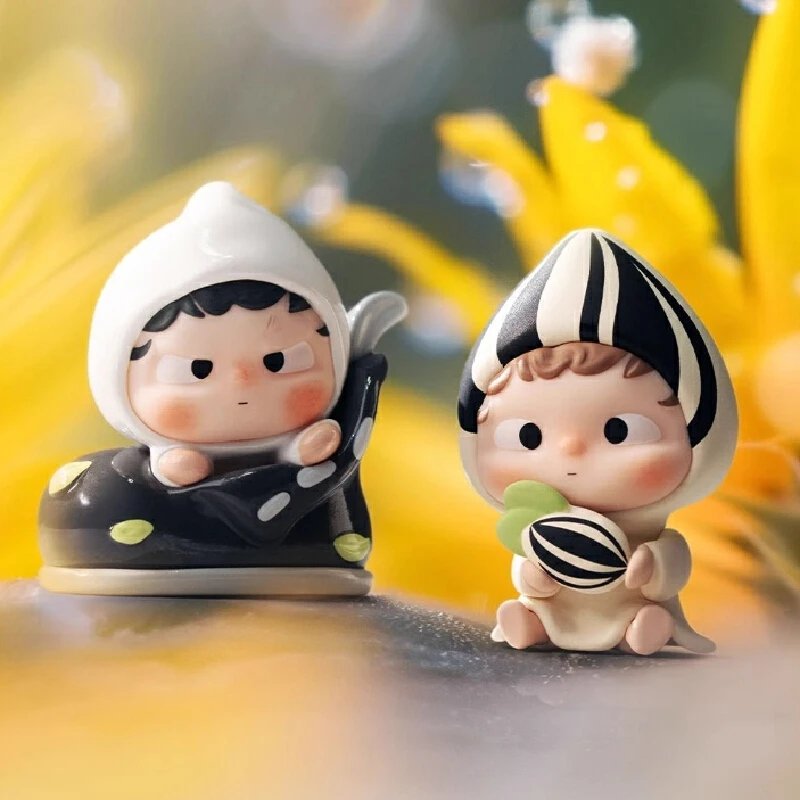 Heyone Mini caja ciega de jardín secreto, caja misteriosa de juguete, bonito Anime de acción, juego negro, nueva edición, adorable regalo para niña, colgante de juguete