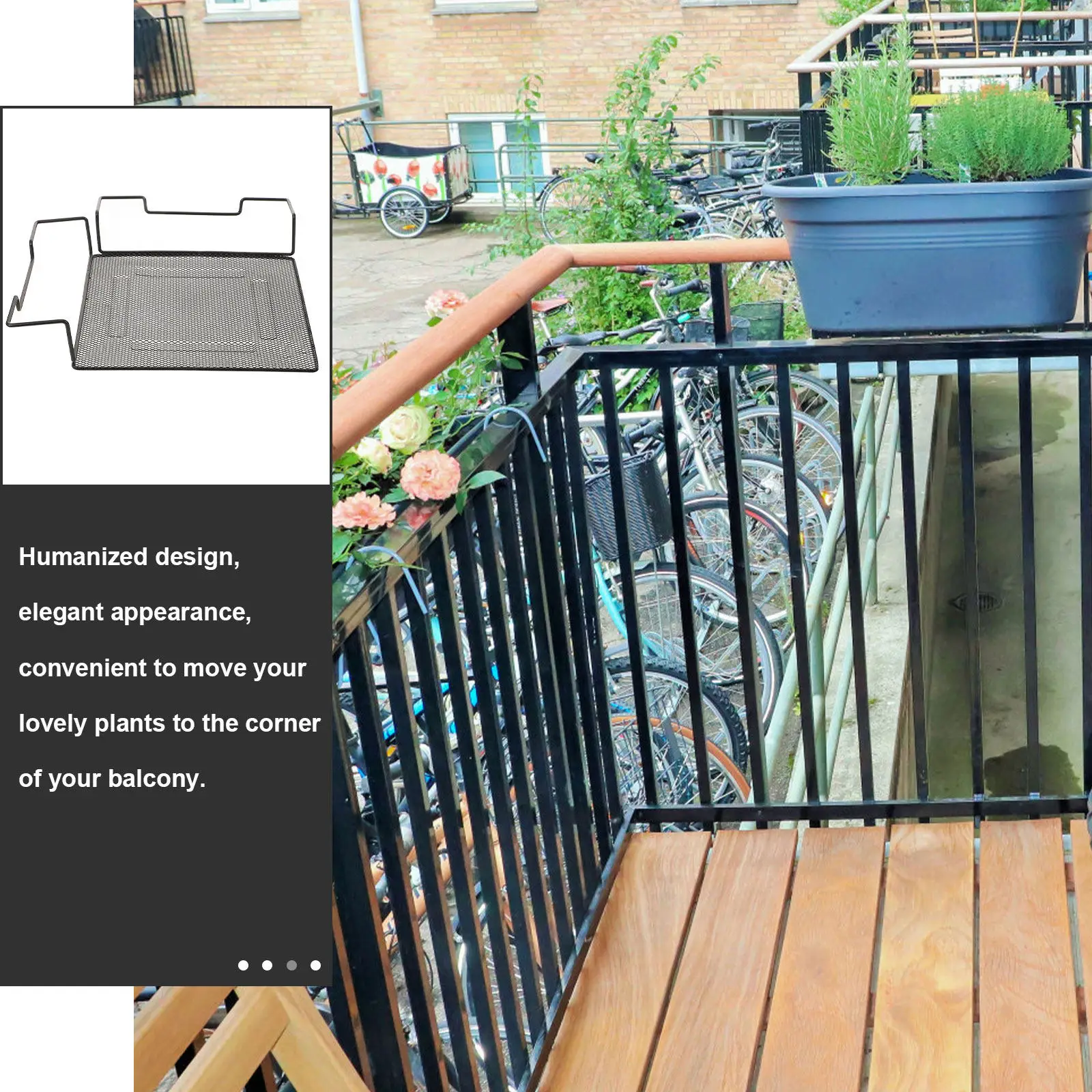 Modern Metal Flowerpot Corner Shelf Heavy Duty Planter Stand for Indoor Outdoor Plants Space Efficient Decorative Pot Rack