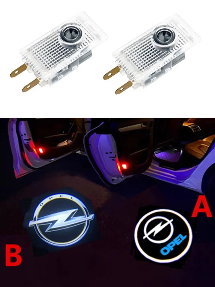 

2Pcs Car Door Welcome Lights Logo for Opel Insignia 2009-2018 2010 2011 2013 Courtesy Projector Ghost Shadow Lamps Accessories