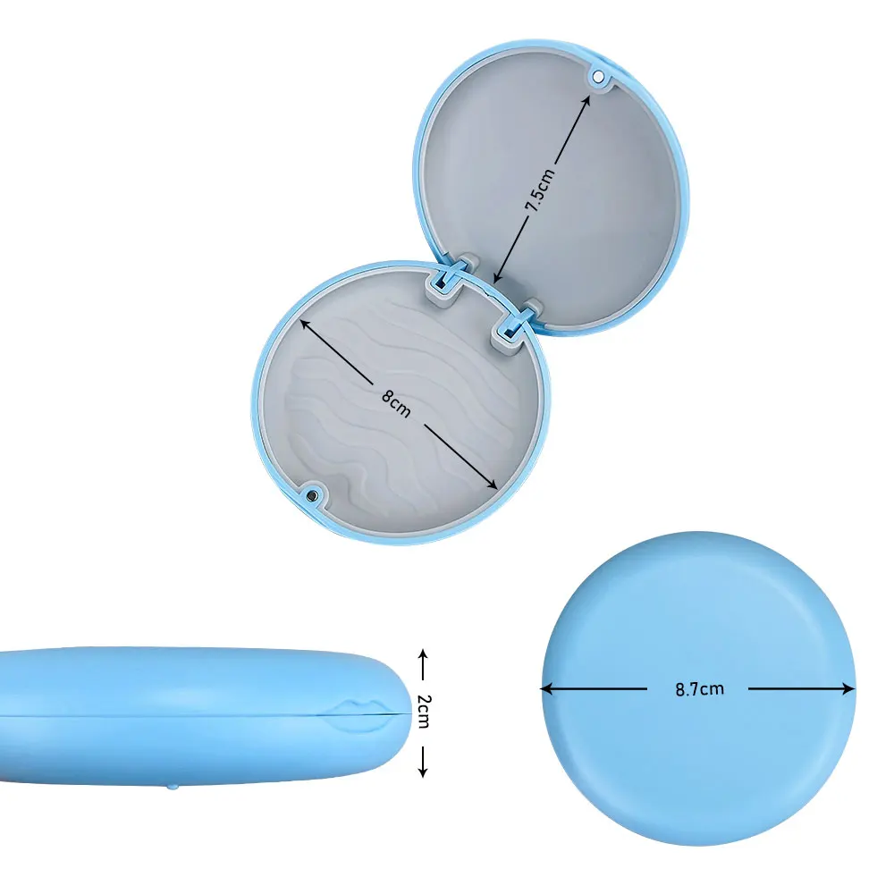 교정기 케이스 치과 리테이너 상자, 자석 휴대용 가짜 치아 상자, 치아 여행용 마우스 가드 컨테이너, 1 개