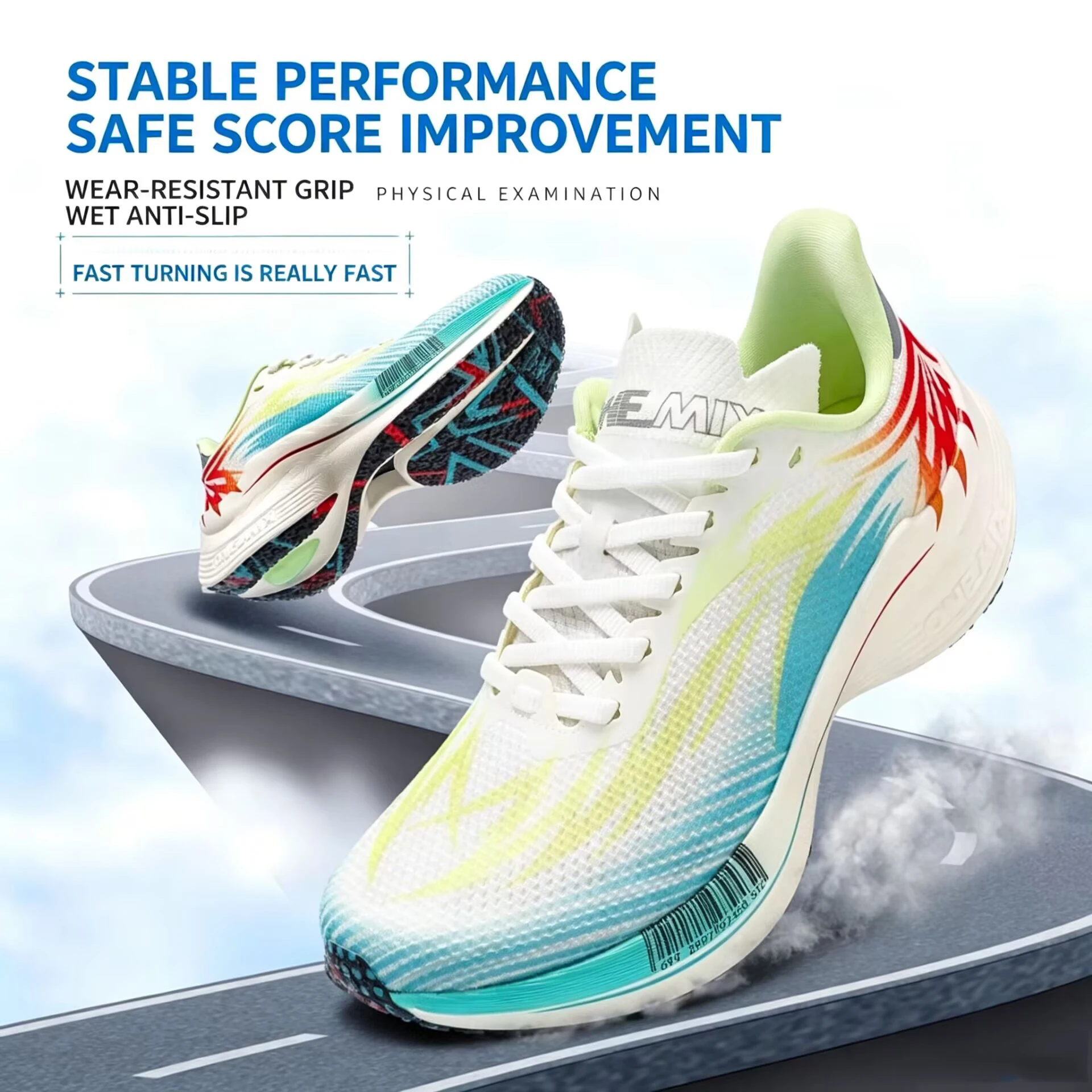 Chaussures de sport ONEMIX à haute élasticité, ultralégères et respirantes – Chaussures de jogging amortissantes et réactives pour hommes et femmes