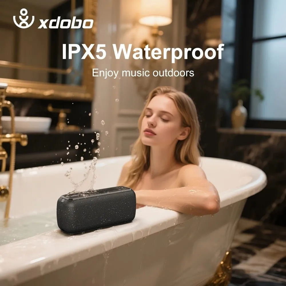 XDOBO X8 Bluetooth Speaker 60W Deep Bass Bluetooth Subwoofer Waterproof 6600mAh Wireless Speaker for Camping Riding Hiking - view 5