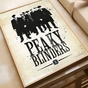 1PC Peaky Penutup Mata Poster Film Lengket Poster Retro Kraft Kertas Stiker DIY Kamar Bar Cafe Estetika Seni Lukisan Dinding 12 penutup mata kelingking penjualan terbaik - №