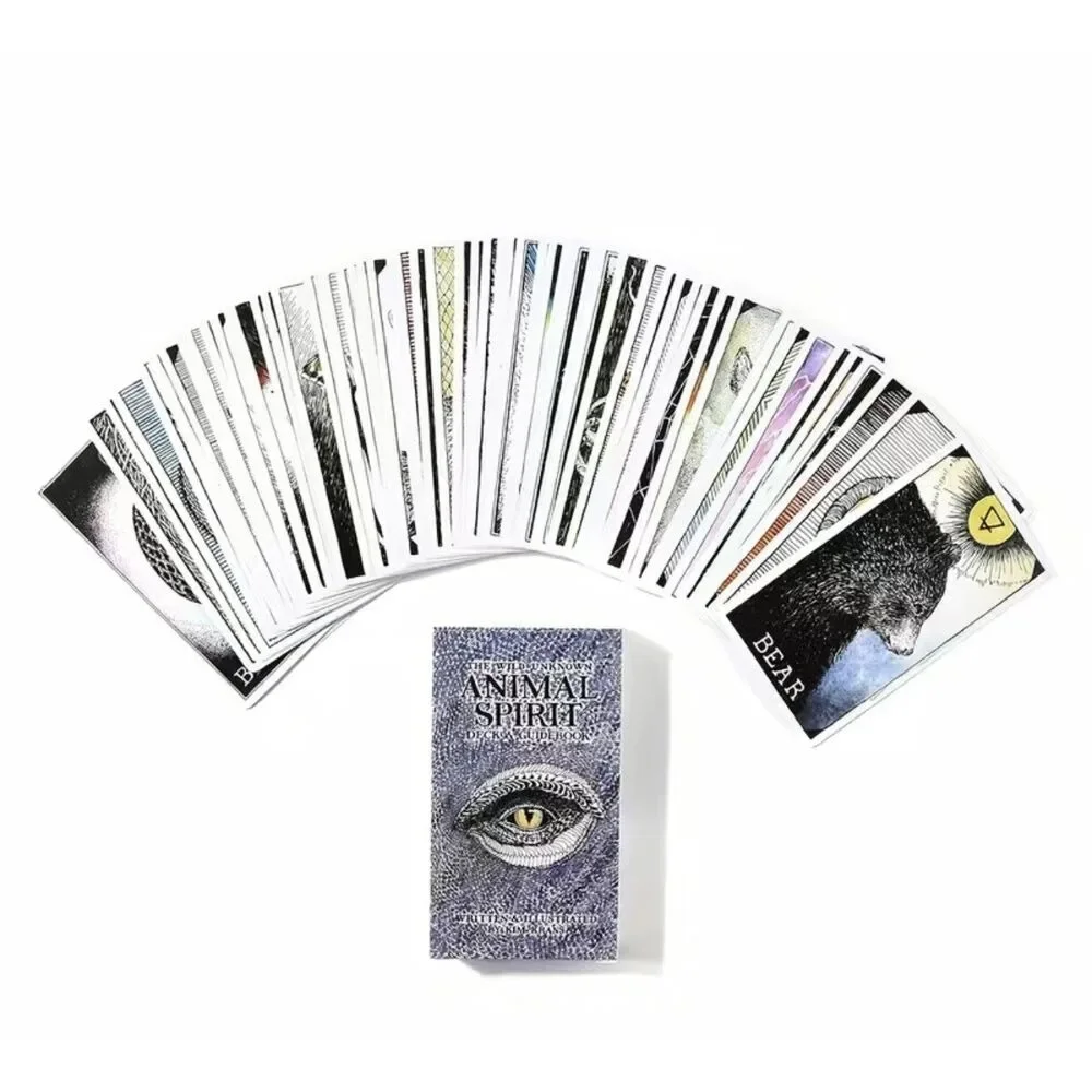 The Wild Unknown Animal Spirit Oracle Tarot Deck By Kim Krans Board games