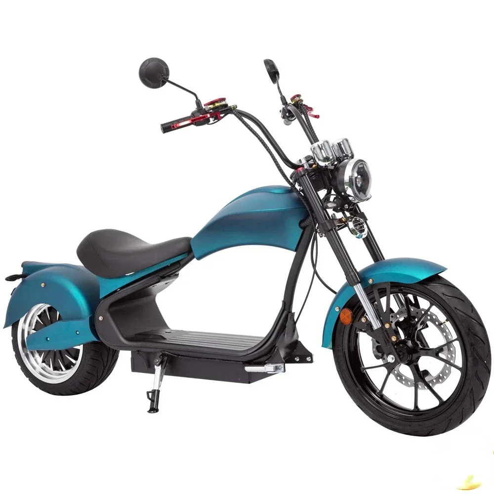 City Coco 3000W 30AH Chopper EEC Certified Two-Wheel Electric Fat Tire Scooter EU US Warehouse